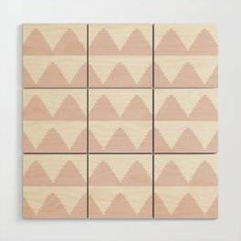 Geometric Pyramid Pattern XLI Wood Wall Art
