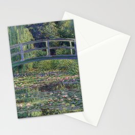 Water Lilies and the Japanese Bridge by Claude Monet Stationery Card