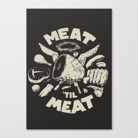 Meat Canvas Print