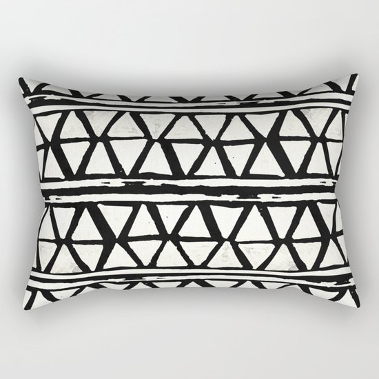 Tribal Geometric Band Rectangular Pillow