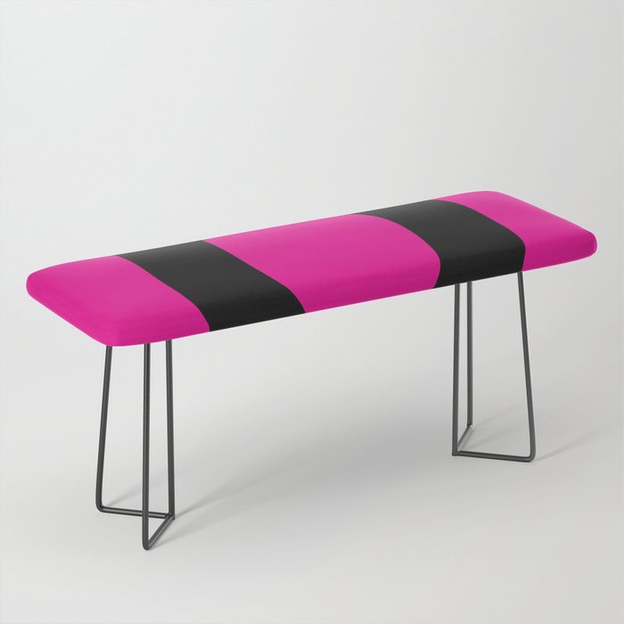 Letter O (Black & Magenta) Bench