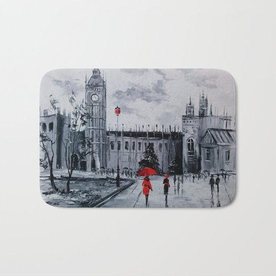 Walk in London Bath Mat
