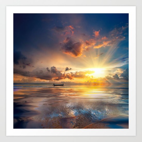 Lost In Paradise Art Print