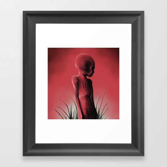 Dead Body Framed Art Print