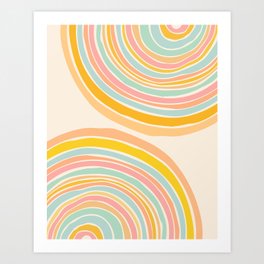 Rainbow Reflections Art Print