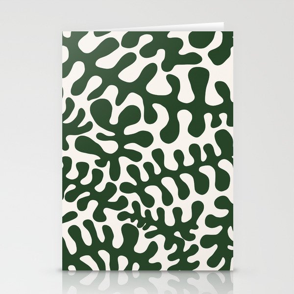 Henri Matisse cut outs seaweed plants pattern 12 Stationery Cards