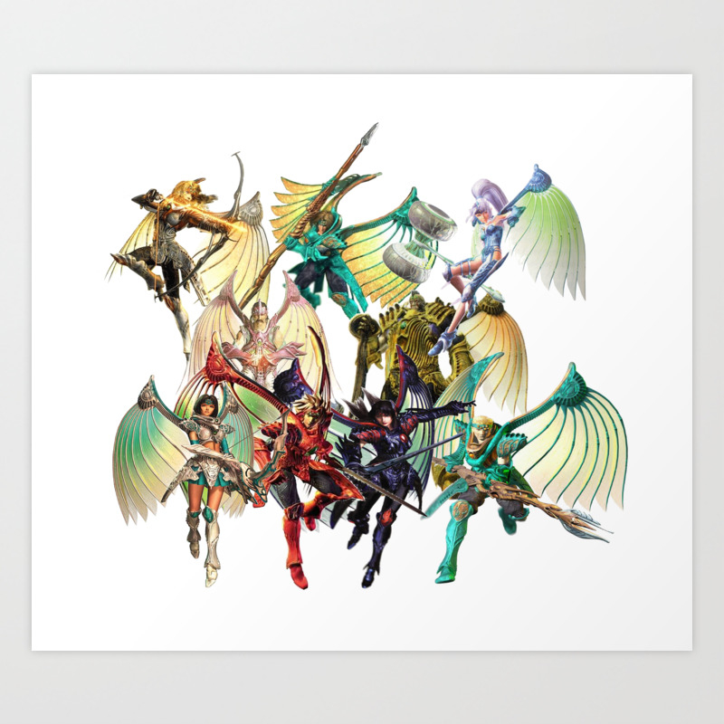 Legend Of Dragoon Dragoons Art Print By Caindoglover Society6