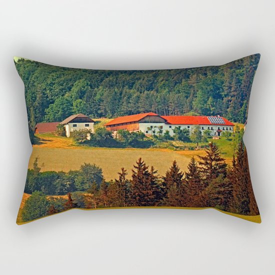 Farm taking an afternoon nap Rectangular Pillow