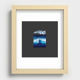 The Fog Illustration with Title Recessed Framed Print