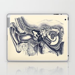 Inner ear anatomy Laptop & iPad Skin