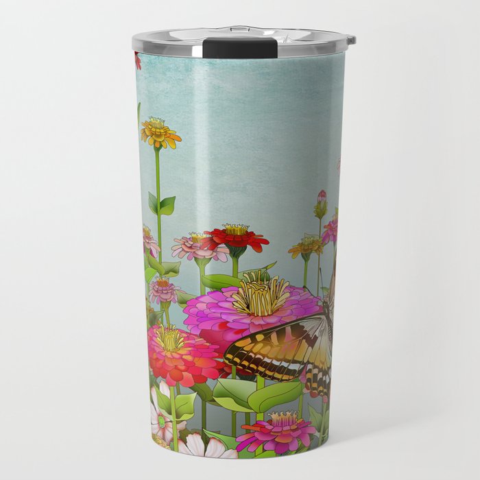 Butterfly Garden Travel Mug