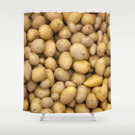 Potatoes  Shower Curtain | Potatoes, Potatoesack, Vegetables, Oddshaped, Food, Starchyfood, Goldpotatoe, Naturalfood, Pile, Photo 
