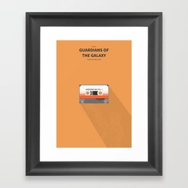 Guardians of the galaxy - minimal poster Framed Art Print