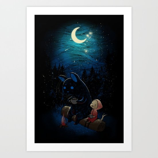 Camping 2 Art Print