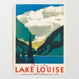 Lovely Lake Louise Poster