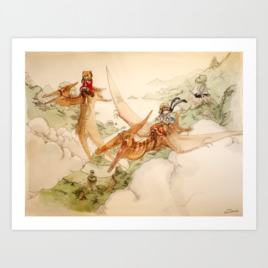 At the End of the World Art Print