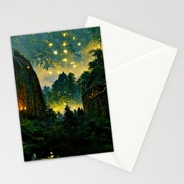City of Elves Stationery Card