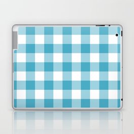Classic Check - turquoise Laptop Skin