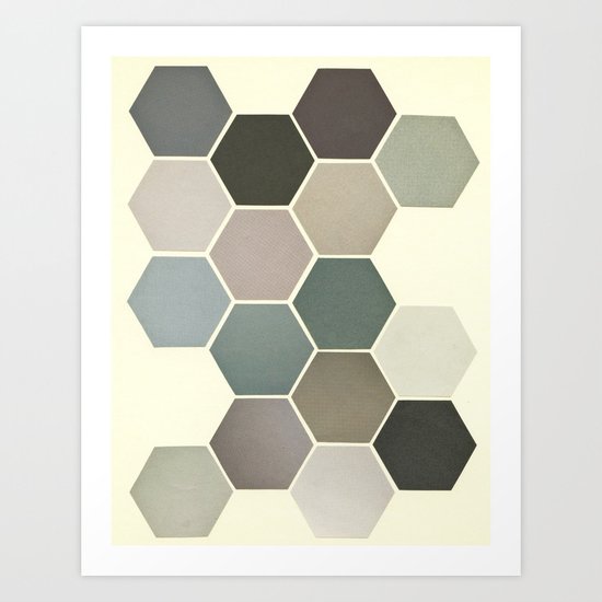 Shades of Grey Art Print