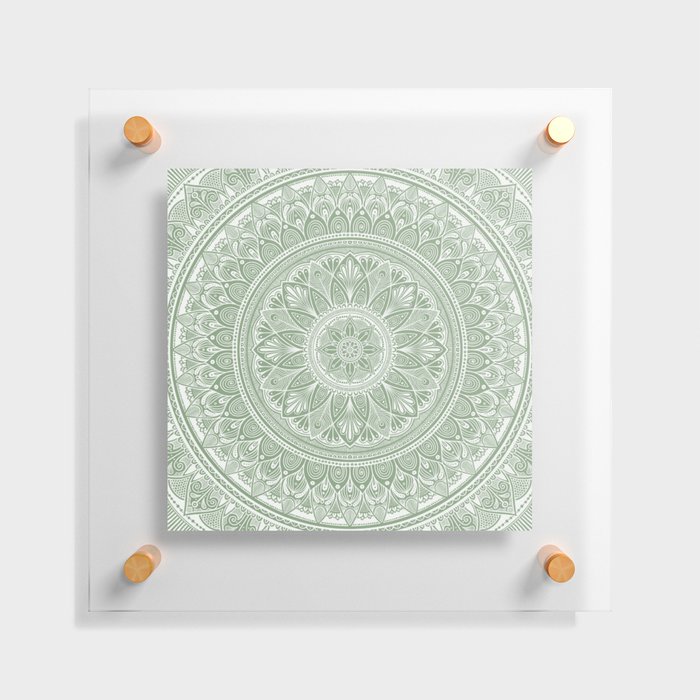 Bloom- Sage Green Floating Acrylic Print