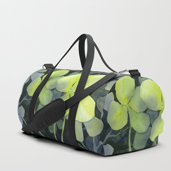 Clover Watercolor Four Leaf Clover Painting Lucky Charm Pattern