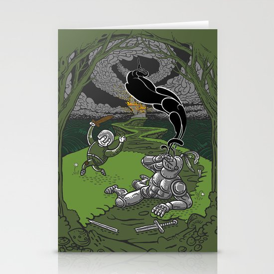 Happy Knight Stationery Cards