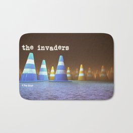 Gang of Cones  - The Invaders Bath Mat | 3D, Digital, Sci-Fi, Graphic Design 