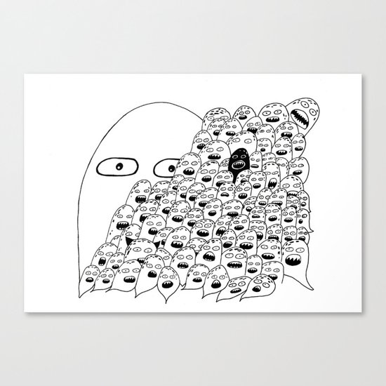 The Lonely Hearts Canvas Print