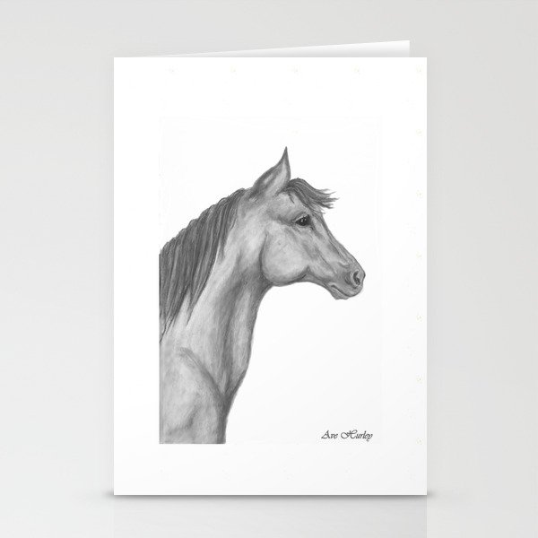 Horse Profile by Ave Hurley Stationery Cards