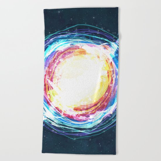 Supernova Beach Towel