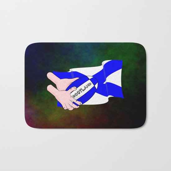 Rugby Scotland Flag Bath Mat