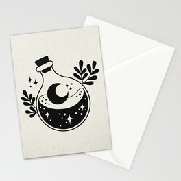 Moon Bottle Stationery Cards