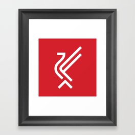 LFC Liverbird Type Logo Framed Art Print