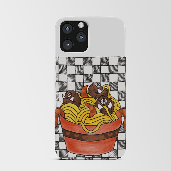 Creature Spaghetti iPhone Card Case