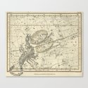 Alexander Jamieson - Celestial Atlas 1822 Plate 19 Libra & Scorpio Leinwanddruck