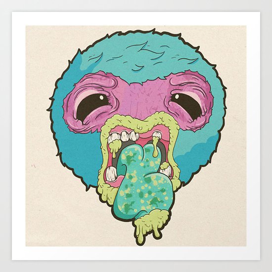 Halitosis Art Print