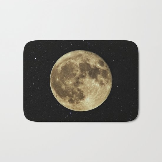 Moon and Stars Bath Mat