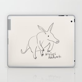 Anxious aadvark Laptop Skin