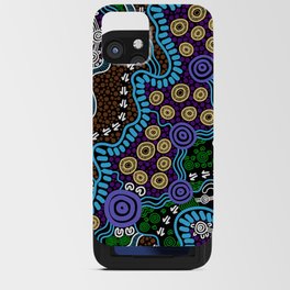 Authentic Aboriginal Art - Untitled (new) iPhone Card Case