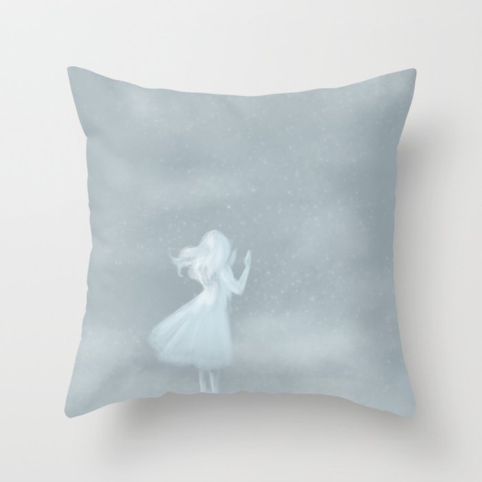 Snow Witch Throw Pillow