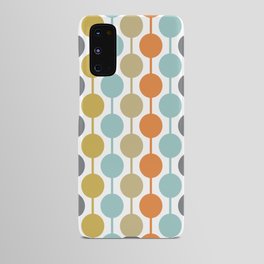 Retro Circles Mid Century Modern Background Android Case