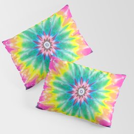 Abstract Colorful Tie Dye Background Pillow Sham