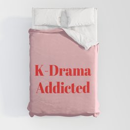 K-Drama Addicted, Kdrama, Korean Drama, Kdrama Lover, Pink Duvet Cover