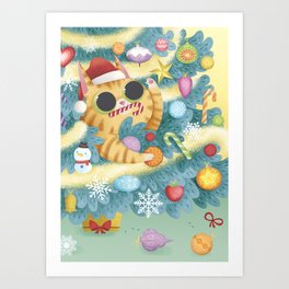 Christmas fun Art Print