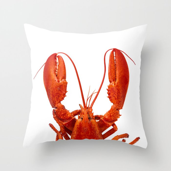 Atlantic Lobster 2 Throw Pillow
