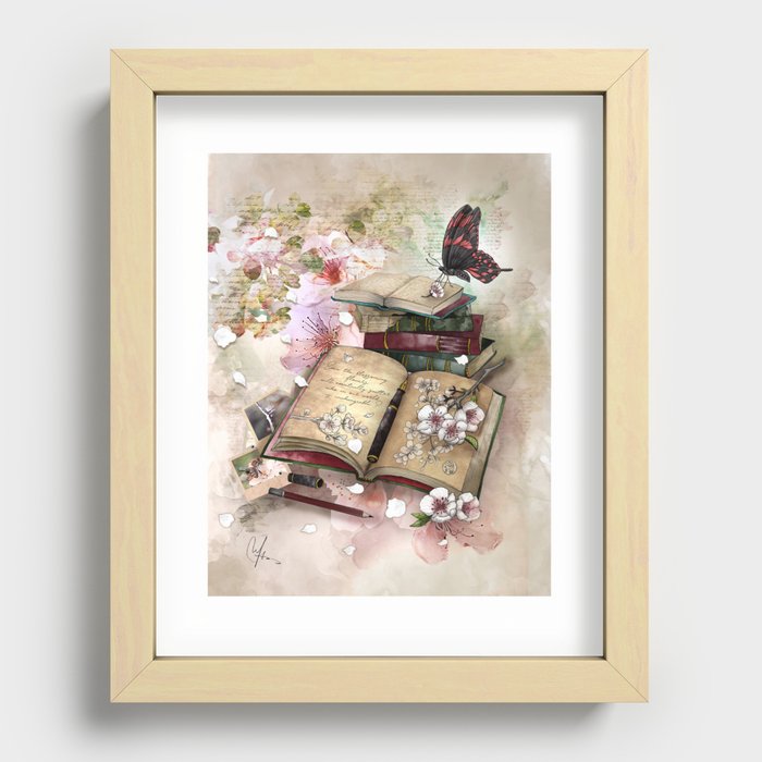 little pieces of me Recessed Framed Print