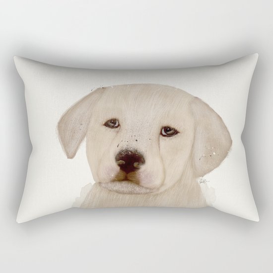 little labrador Rectangular Pillow