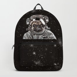Astronaut Pug Selfie Backpack