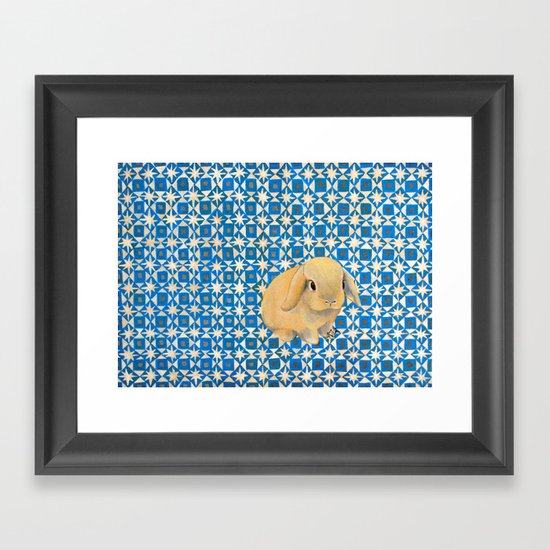Charlie the Rabbit Framed Art Print