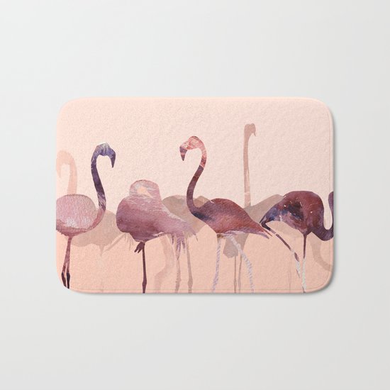 Flamingo's Summer Bath Mat